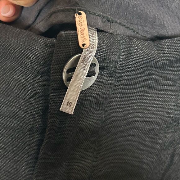 Free People Lotta Love Linen Blend Pants - Picture 3 of 5